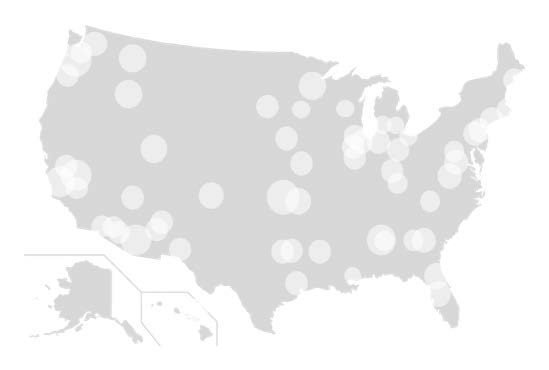 US Map of Patient Recruitment