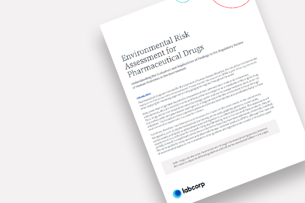 Miniature de la page 1 de l'évaluation des risques environnementaux pour les produits pharmaceutiques en PDF
